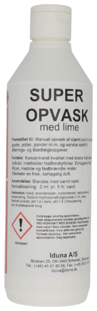 Billede af Super opvask konc.M/lime 0.5 l