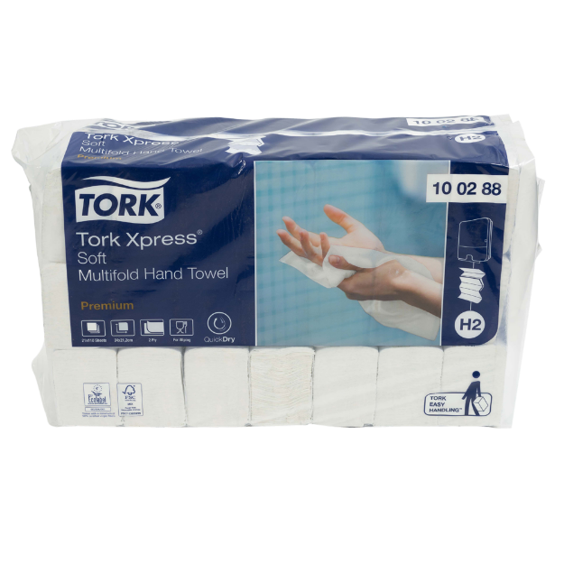 Billede af Tork Premium, Soft H2 34cm. - 10 02 88