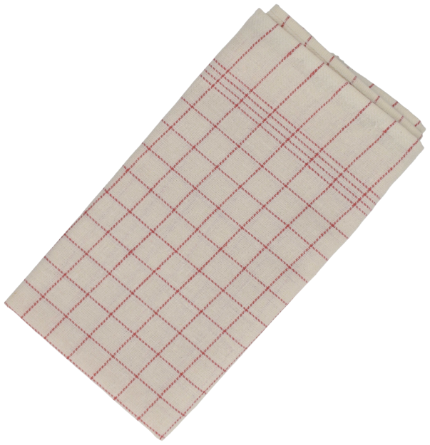 Billede af Viskestykke rød 50x100 cm.