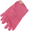 Billede af Gummihandske pink str. L/8,5