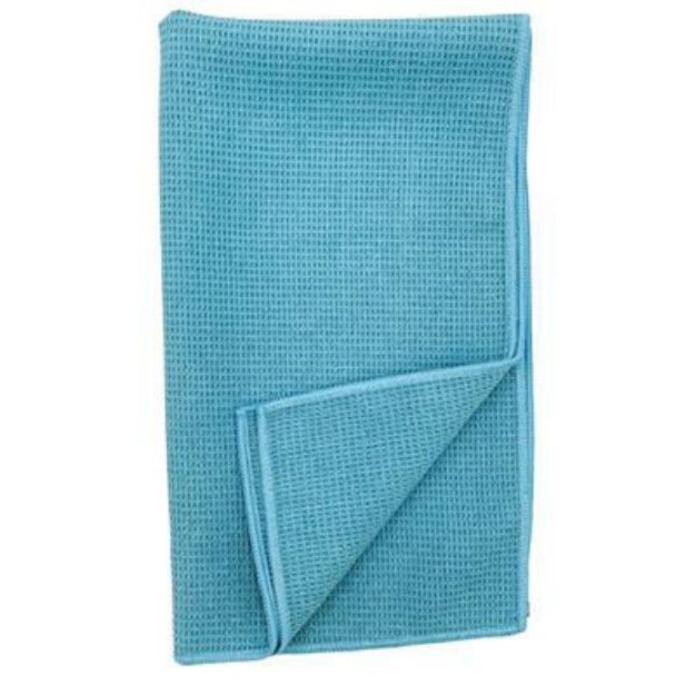 Billede af Viskestykke/stor microfiberklud 40x70 cm., blå