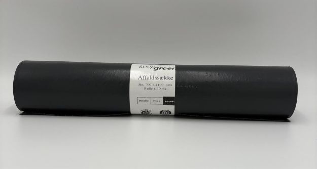 Billede af Sorte Sække 70x110 cm. 70 my.